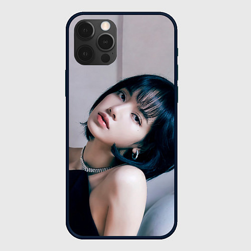 Чехол iPhone 12 Pro Lisa Blackpink / 3D-Черный – фото 1