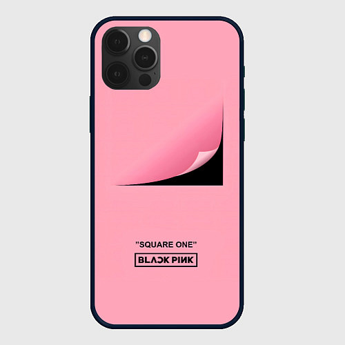 Чехол iPhone 12 Pro Blackpink Square one / 3D-Черный – фото 1