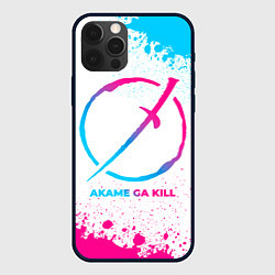 Чехол iPhone 12 Pro Akame ga Kill neon gradient style