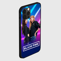 Чехол для iPhone 12 Pro Blackpink neon, цвет: 3D-черный — фото 2