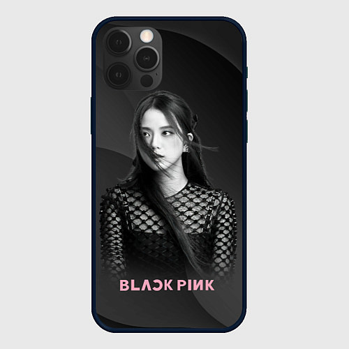 Чехол iPhone 12 Pro Jisoo black / 3D-Черный – фото 1