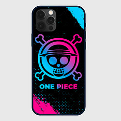 Чехол для iPhone 12 Pro One Piece - neon gradient, цвет: 3D-черный