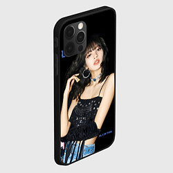 Чехол для iPhone 12 Pro Blackpink Lisa in jeans, цвет: 3D-черный — фото 2