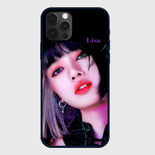 Чехол iPhone 12 Pro Blackpink Lisa brunette / 3D-Черный – фото 1