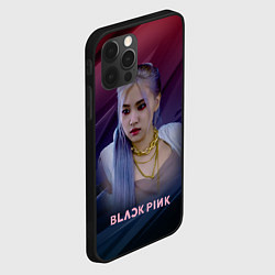 Чехол для iPhone 12 Pro Blackpink Rose, цвет: 3D-черный — фото 2