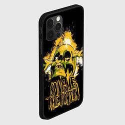 Чехол для iPhone 12 Pro Bring me the horizon - skull, цвет: 3D-черный — фото 2