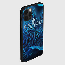 Чехол для iPhone 12 Pro CS GO ice logo, цвет: 3D-черный — фото 2