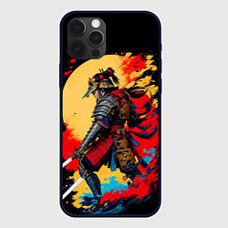 Чехол iPhone 12 Pro Японский самурай - закат