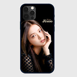 Чехол для iPhone 12 Pro Blackpink Cute Jisoo Kim, цвет: 3D-черный