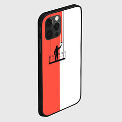 Чехол для iPhone 12 Pro Творческий художник - маляр, цвет: 3D-черный — фото 2