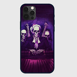 Чехол iPhone 12 Pro Скелеты Призраки в Суде - Phonk