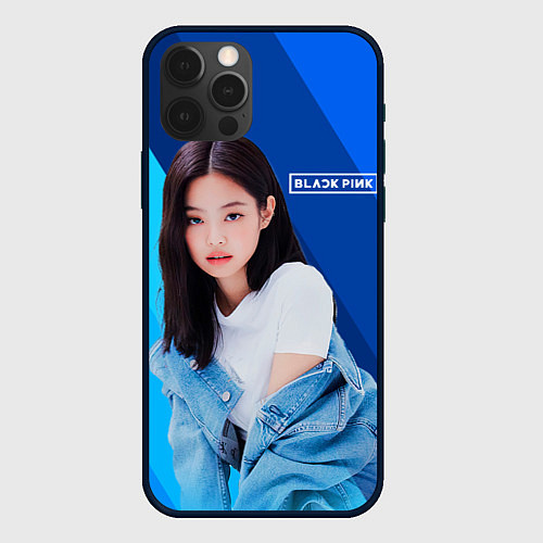 Чехол iPhone 12 Pro Jennie kpop / 3D-Черный – фото 1