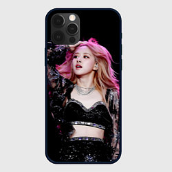 Чехол iPhone 12 Pro Blackpink Rose Pink hair