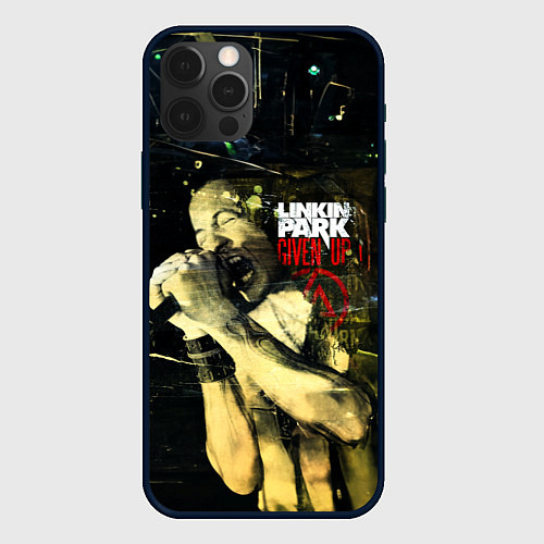 Чехол iPhone 12 Pro Linkin Park Given Up / 3D-Черный – фото 1