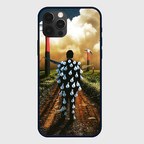 Чехол iPhone 12 Pro Pink Floyd Tribute / 3D-Черный – фото 1