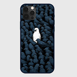 Чехол iPhone 12 Pro White crow