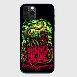 Чехол для iPhone 12 Pro Bring me the horizon dinosaurs, цвет: 3D-черный