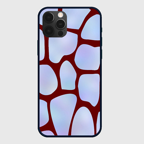 Чехол iPhone 12 Pro Клеточная ткань / 3D-Черный – фото 1