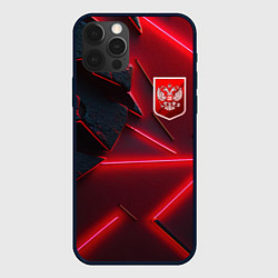 Чехол iPhone 12 Pro Красный герб РФ