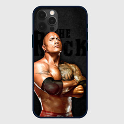 Чехол для iPhone 12 Pro Dwayne - Johnson, цвет: 3D-черный