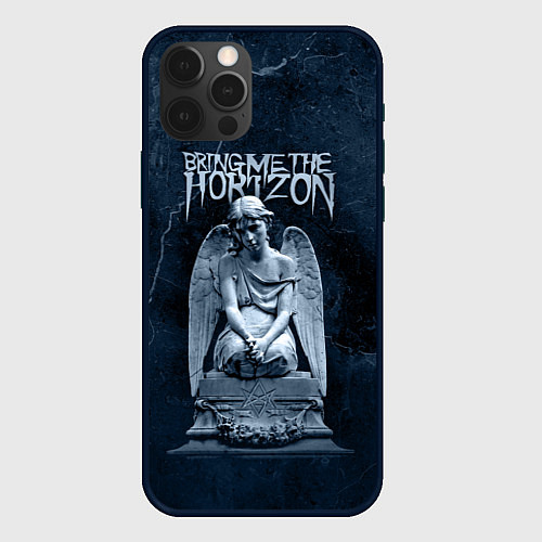 Чехол iPhone 12 Pro Bring Me The Horizon Angel / 3D-Черный – фото 1