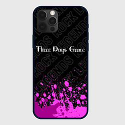 Чехол iPhone 12 Pro Three Days Grace rock legends: символ сверху