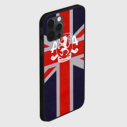 Чехол для iPhone 12 Pro Asking Alexandria британский флаг, цвет: 3D-черный — фото 2