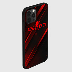 Чехол для iPhone 12 Pro CS GO red light, цвет: 3D-черный — фото 2