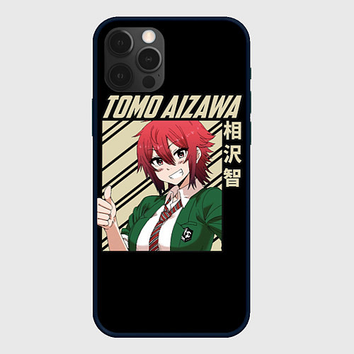 Чехол iPhone 12 Pro Девушка Tomo Aizawa / 3D-Черный – фото 1