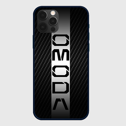 Чехол iPhone 12 Pro Omoda carbone / 3D-Черный – фото 1