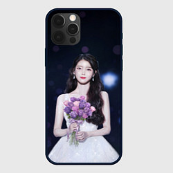 Чехол для iPhone 12 Pro АйЮ и звёздное небо, цвет: 3D-черный