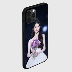 Чехол для iPhone 12 Pro АйЮ и звёздное небо, цвет: 3D-черный — фото 2