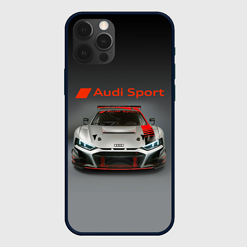 Чехол iPhone 12 Pro Audi sport - racing car - extreme / 3D-Черный – фото 1