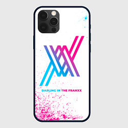 Чехол iPhone 12 Pro Darling in the FranXX neon gradient style