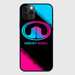 Чехол iPhone 12 Pro Great Wall - neon gradient