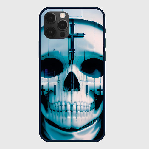 Чехол iPhone 12 Pro Проклятие монахини / 3D-Черный – фото 1