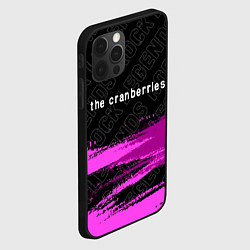 Чехол для iPhone 12 Pro The Cranberries rock legends: символ сверху, цвет: 3D-черный — фото 2