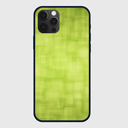 Чехол для iPhone 12 Pro Green and square, цвет: 3D-черный