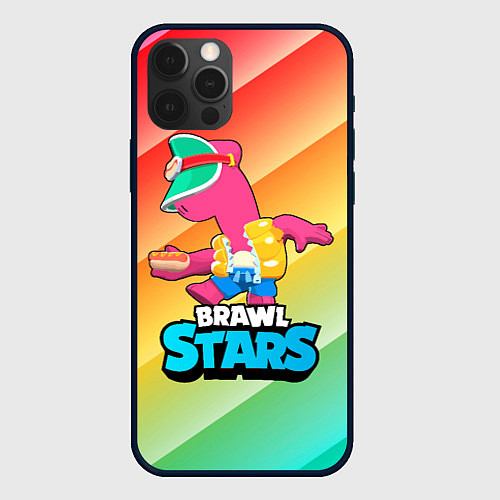 Чехол iPhone 12 Pro Brawl Stars Doug / 3D-Черный – фото 1