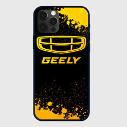 Чехол iPhone 12 Pro Geely - gold gradient