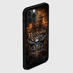 Чехол для iPhone 12 Pro Baldurs Gate 3 demon, цвет: 3D-черный — фото 2