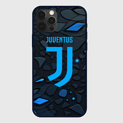 Чехол iPhone 12 Pro Juventus blue logo