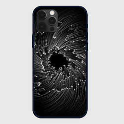Чехол iPhone 12 Pro Абстракция черная дыра