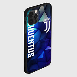 Чехол для iPhone 12 Pro Juventus logo blue, цвет: 3D-черный — фото 2