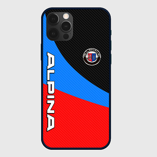 Чехол iPhone 12 Pro Alpina - classic colors / 3D-Черный – фото 1