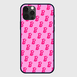 Чехол для iPhone 12 Pro Барби Фильм Текстура, цвет: 3D-черный