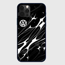 Чехол iPhone 12 Pro Volkswagen - острые линии