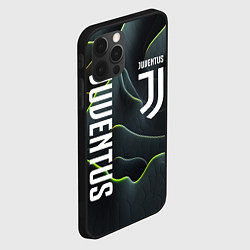 Чехол для iPhone 12 Pro Juventus dark green logo, цвет: 3D-черный — фото 2