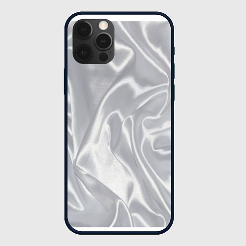 Чехол iPhone 12 Pro White Silk / 3D-Черный – фото 1