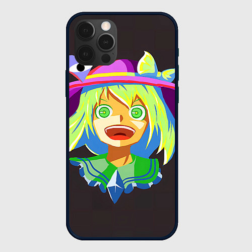 Чехол iPhone 12 Pro Touhou Project Койши Комейдзи / 3D-Черный – фото 1